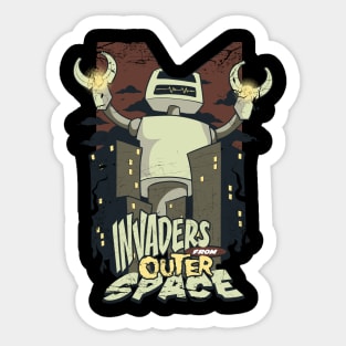 Invaders From Outer Space Gaming Memorabilia Sticker